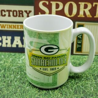 Green Bay Packers Shareholder Coffee/tea Mug/cup - Large 16 Oz.