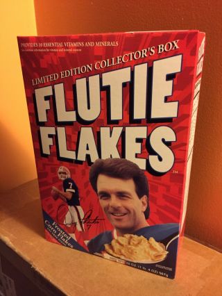 Vintage 1999 Buffalo Bills Doug Flutie Frosted Corn Flakes Cereal