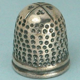 Vintage/antique Sterling Silver Mystery Dome Thimble?