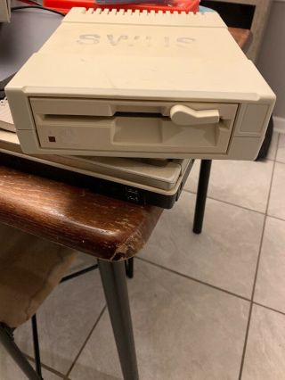 Laser FD 100 Single External 5.  25 Inch Floppy Disk Drive Vintage Computer Rare 2