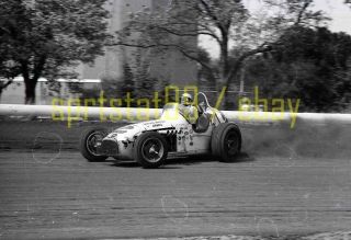 Mario Andretti 2 @ 1968 Usac Golden State 100 - Vintage Race Negative 11104
