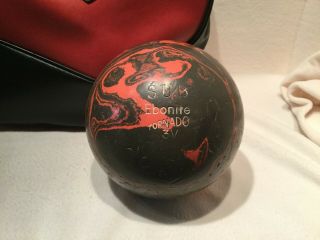 EBONITE TORNADO 3V Duck Pin Bowling Balls with Bag - 5” 2