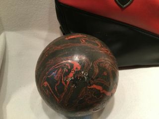 EBONITE TORNADO 3V Duck Pin Bowling Balls with Bag - 5” 3