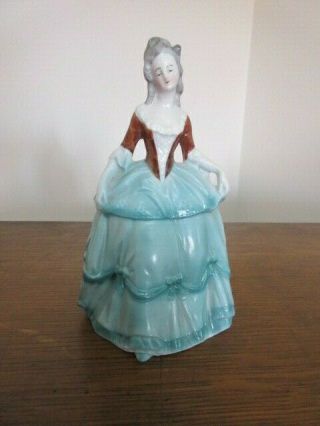 Vintage Colonial Lady Hat Pin Holder Germany