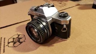 Vintage Pentax Mx Asahi Camera With Case 35mm