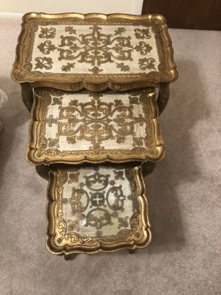 Resin Nesting Tables From Florence,  Italy