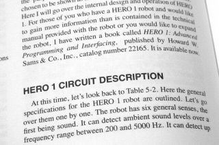 1984 Advanced Robot Systems Heathkit HERO - 1 Design/Schematics ET - 18 Interfacing 3