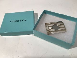 Tiffany & Co.  Sterling Silver.  925 Cigar Cutter Rare 1995 W/tiffany Box