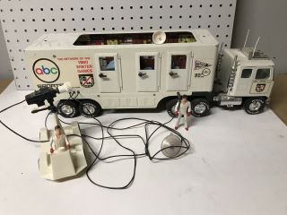 Vintage Ertl Abc Wide World Of Sports Semi Tractor Trailer 1980 Olympics