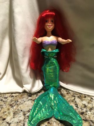 Vintage Disney ' s Little Mermaid 1993 Talking Ariel Doll 18 inch w/Original Box 2