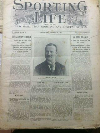 3 Vintage 1901 & 02 Sporting Life Magazines J.  M ' James,  Frank Kitson,  T.  Martin 3