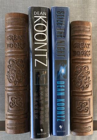 Dean Koontz; One Door Away from Heaven; Seize the Night; 2 Signed First Editions 2