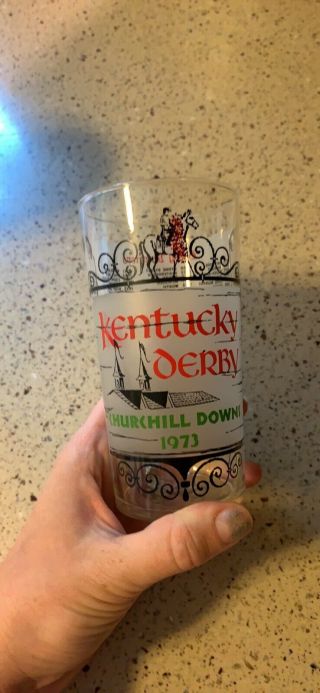1973 Kentucky Derby 99 Julep Authentic Glass,  Winner Was Secretariat