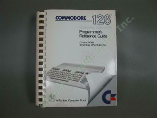 1986 Commodore 128 Programmers Reference Guide Bantum Personal Computer Books Nr