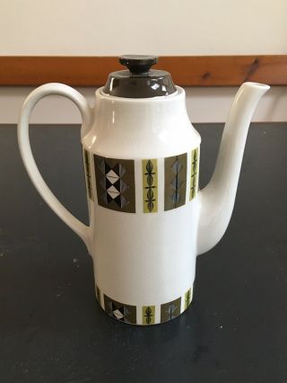 Vintage Washington Pottery Oakwood Coffee Pot Retro Mid Century 50’s 60’s Modern