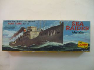 1960s Vintage Lindberg 1/390 Sea Raider (q - Ship) 731:69