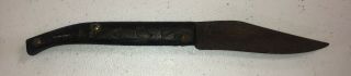 Antique Early Folding Knife Rare Markings Collectors Estate 8.  5”