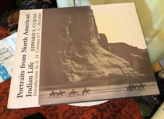 Vintage Native Photograph Book – Portraits Of North American Indian Life By Curt