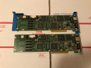 Two Ungermann Bass 33357 Ethernet / Networking Cards Mca Ibm Ps/2
