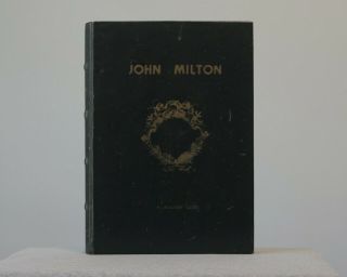 Fake Book Hide Away John Milton Paradise Lost Antique Vintage Design Rare 2