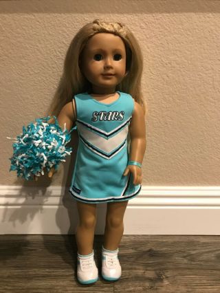 American Girl Doll 18 Inch Cheerleader With Earrings