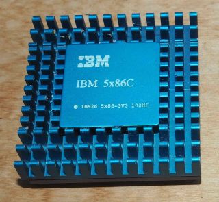Blue Ibm 5x86c 5x86 - 3v3 - 100hf 100mhz 486 Cpu