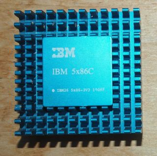 Blue IBM 5x86C 5x86 - 3V3 - 100HF 100Mhz 486 cpu 3