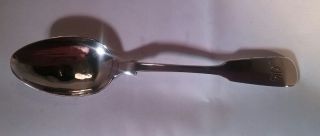 Antique Scottish Provincial Silver Teaspoon By Rettie & Son Aberdeen 1843