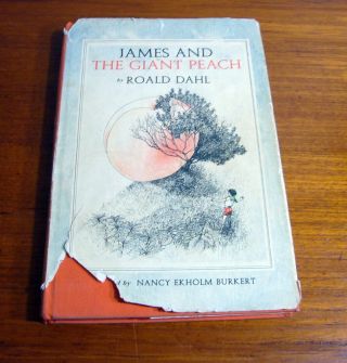 James And The Giant Peach By Roald Dahl Hardcover/dj 1961 Early Edition