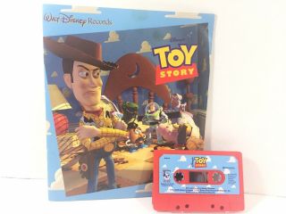 Toy Story Book Vtg 1995 With Tape Great Disney Fun