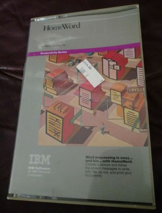 HomeWord (1983) PCjr Sierra On - Line HTF IBM Software COMPLETE 3