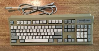Vintage Silicon Graphics Sgi Granite Gray Keyboard 062 - 0002 - 001 Rt6856t