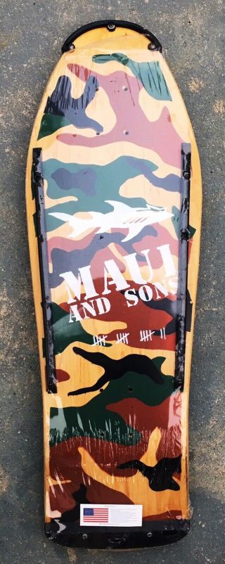1988 Ultra Rare Nos In Shrink Maui & Sons Skateboard Not A Reissue