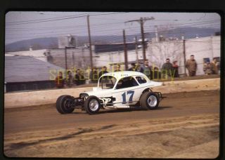 1972 Dave Kelly 17 Dirt Modified Race Car - Vintage 35mm Slide