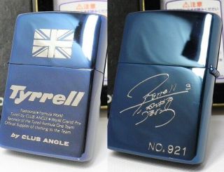 Tyrrell Ukyo Katayama Zippo Blue Titanium 1995 Unfired Rare Formula 1 33190523