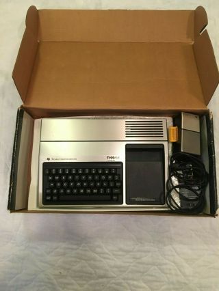 Vintage Texas Instruments Home Computer Keyboard Model Ti - 99/4a