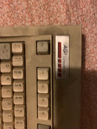 AGI Keytronic XT AT Vintage Keyboard EP3435XTAT 5 pin DIN 2
