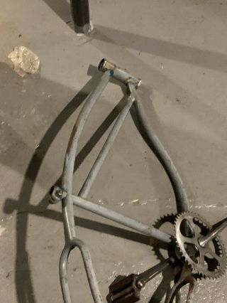 ANTIQUE COLUMBIA 26 INCH BALLOON TIRE BIKE FRAME (No Pedals) But I Crank 2