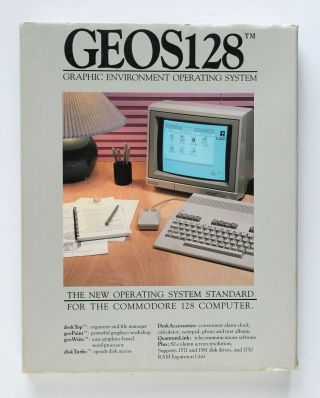 Geos128 Graphic Environment Operating System (commodore 128) Berkeley Softworks