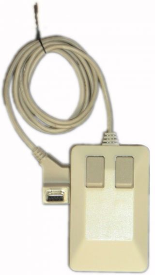 Commodore Amiga 1000 Tank Mouse With Right - Angled Db9 Connector