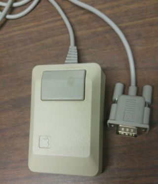 Apple Vintage Macintosh Mouse M0100 Mac 128k 512k Plus