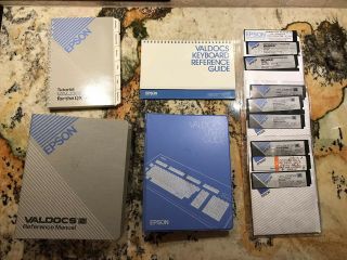 Vintage Epson Valdocs User’s Guides Computer Software Reference Manuals
