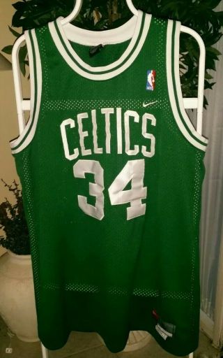 Vintage Nba Paul Pierce 34 Boston Celtics Basketball Jersey Size L
