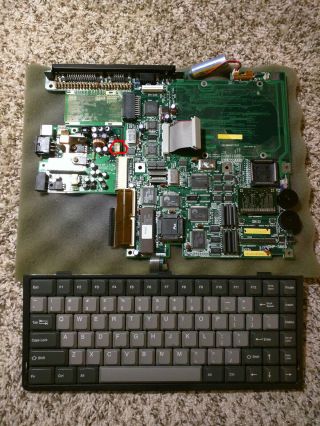 Zeos 386 Laptop Motherboard,  Memory,  Processor Cpu,  Power Board Keyboard
