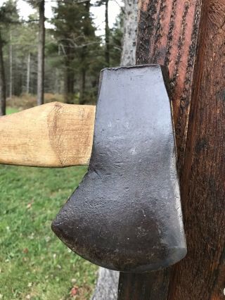 Vintage Plumb National Pattern Axe 3.  5 Lbs Collector Handle No Resv