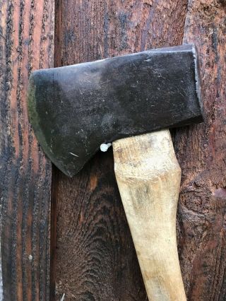 VINTAGE PLUMB National PATTERN AXE 3.  5 Lbs Collector Handle NO RESV 3