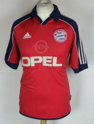 Vintage Bayern Munich Home Football Shirt 99 - 01 Adidas Mens Size Medium Rare