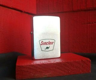 Vintage Zippo Lighter 1969 Sinclair Oil W/ Rare Dino Logo
