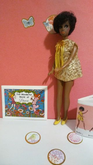 Vintage Topper Dawn Dolls " Dancing Dale With Her " Rare " Dress " 