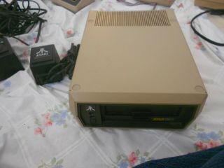 Atari 810 Disk Drive With Power Cord Powers On And Spins